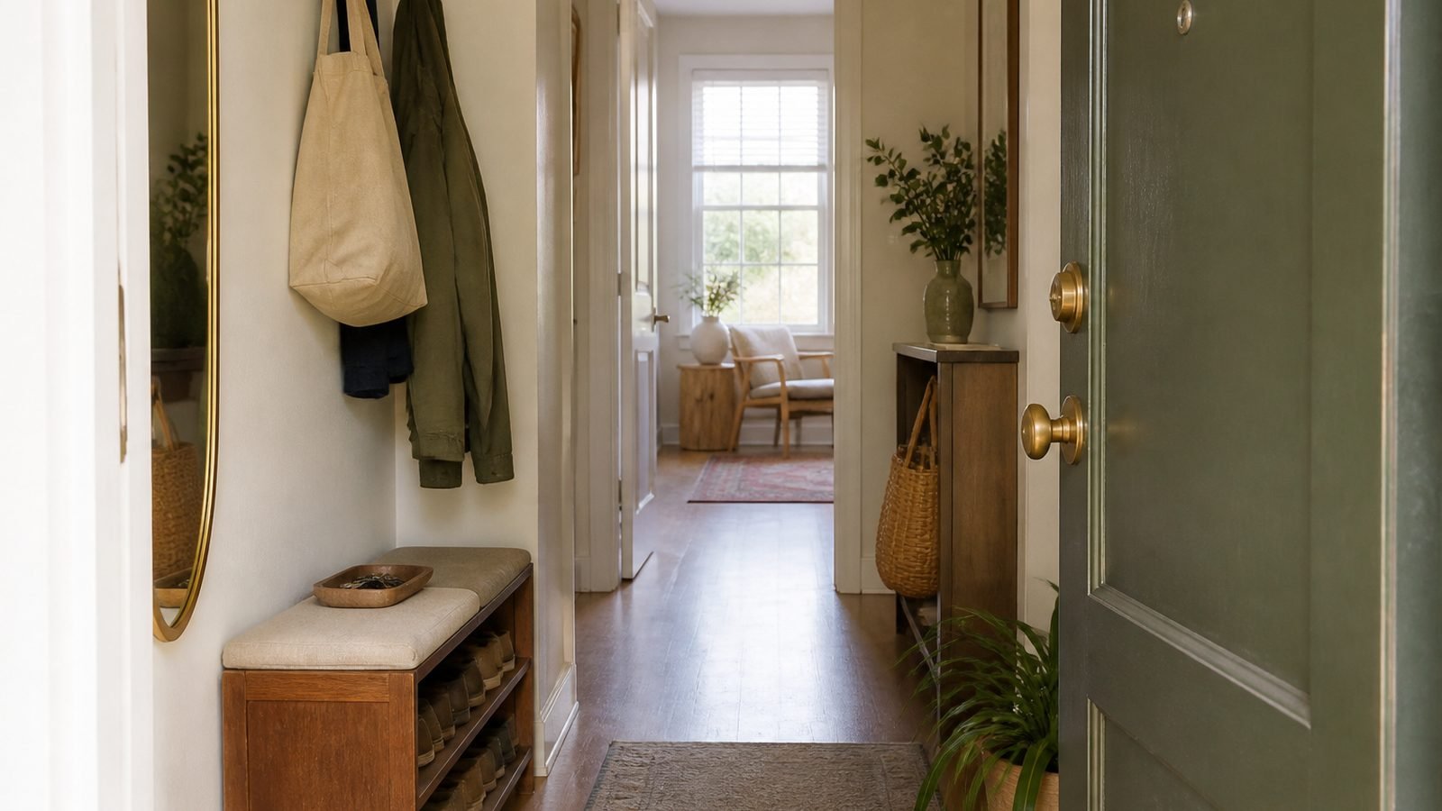 Renter-Friendly Storage Ideas for a Narrow Entryway featured image
